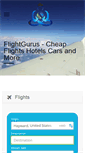 Mobile Screenshot of flightgurus.com