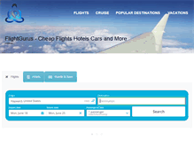 Tablet Screenshot of flightgurus.com